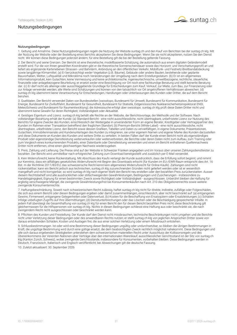 suntag.ch sample report, Seite 31