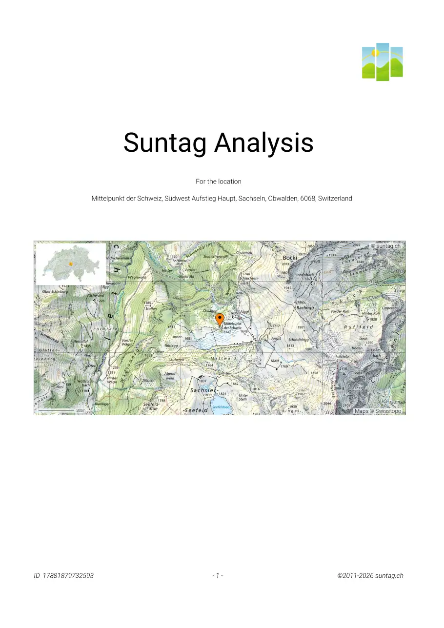 Suntag sample report page 1