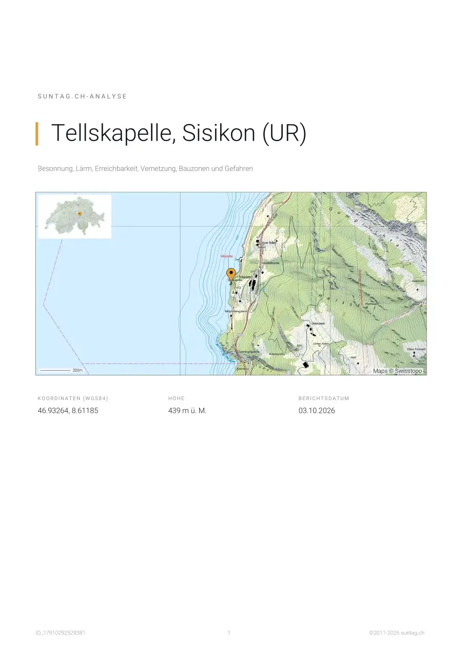suntag.ch sample report, Seite 1